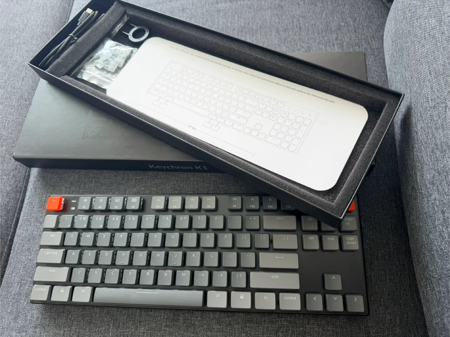 BNIB Sleek Keychron K1 Tenkeyless Mechanical Keyboard