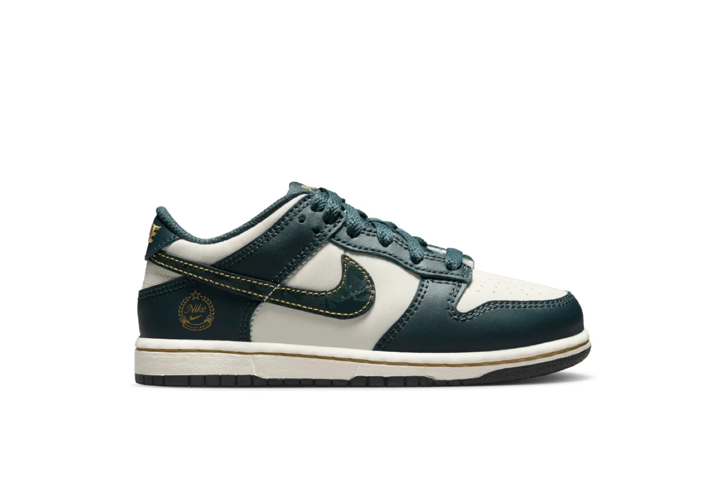 Kids Nike Dunk Low “Deep Jungle”- Size 3y - photo 4