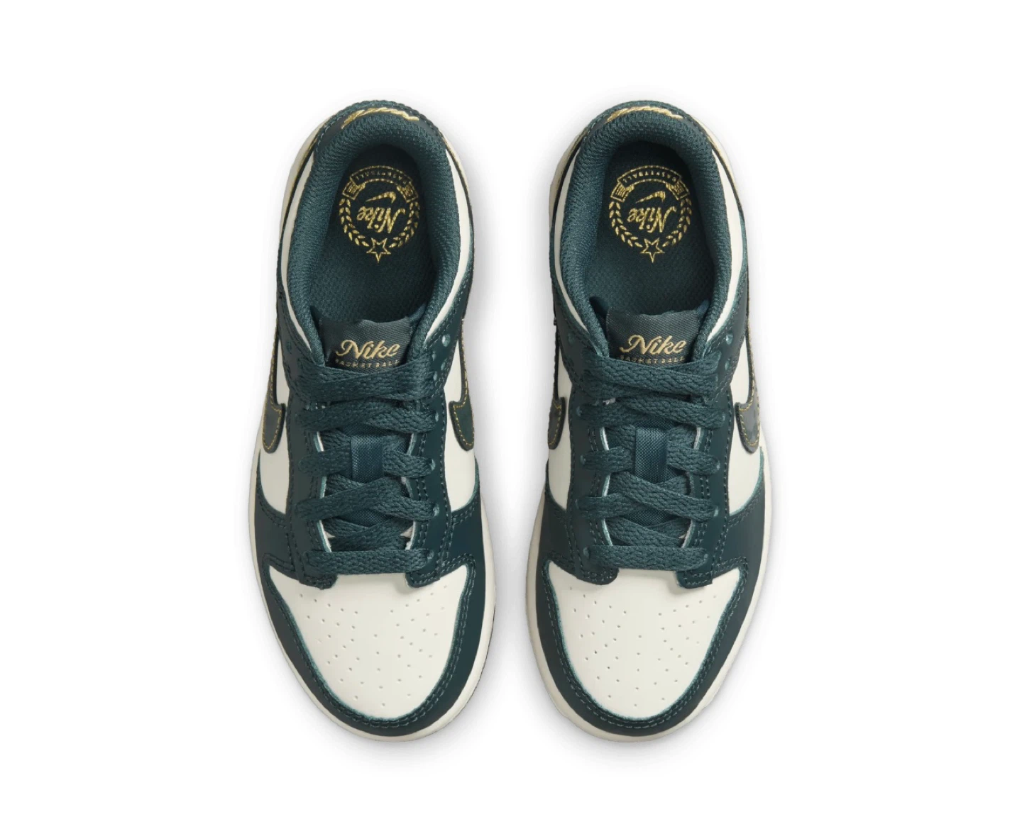 Kids Nike Dunk Low “Deep Jungle”- Size 3y - photo 5
