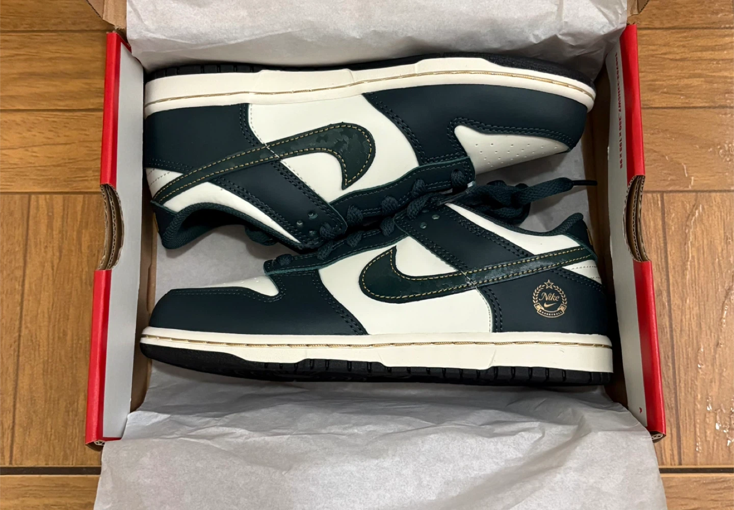 Kids Nike Dunk Low “Deep Jungle”- Size 3y