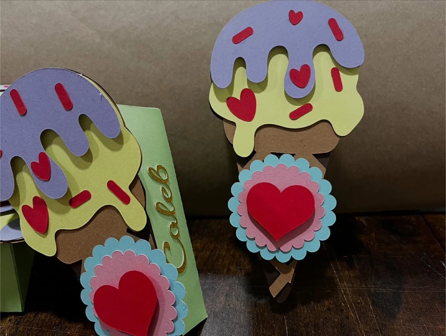 Handmade Ice Cream Cone box - photo 2