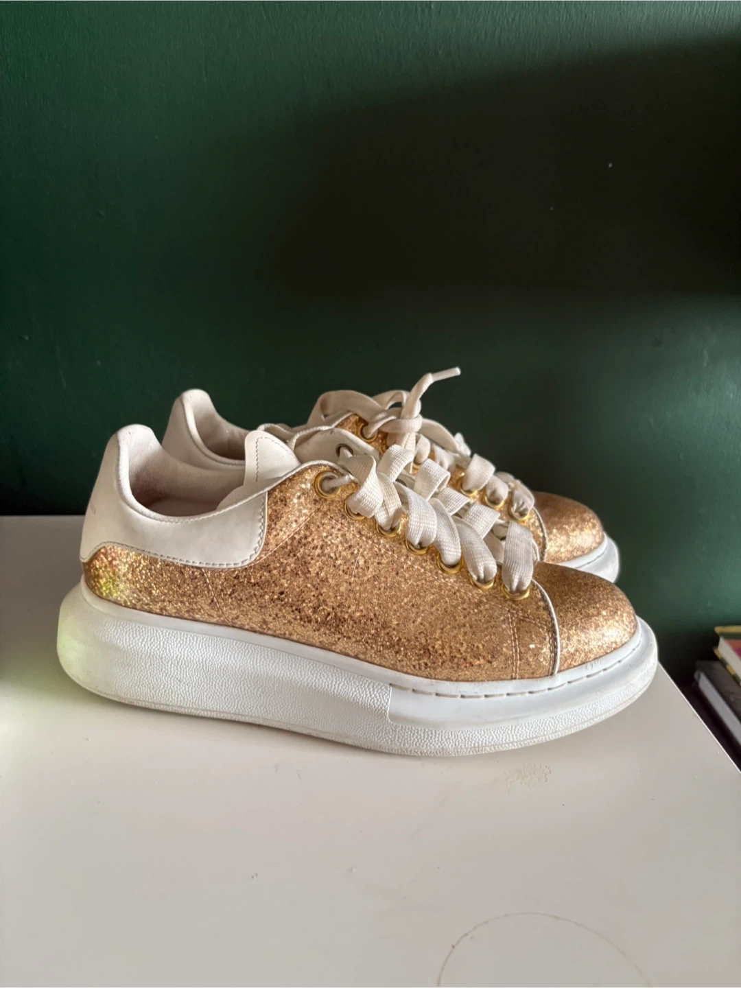 Alexander McQueen Glitter Sneakers