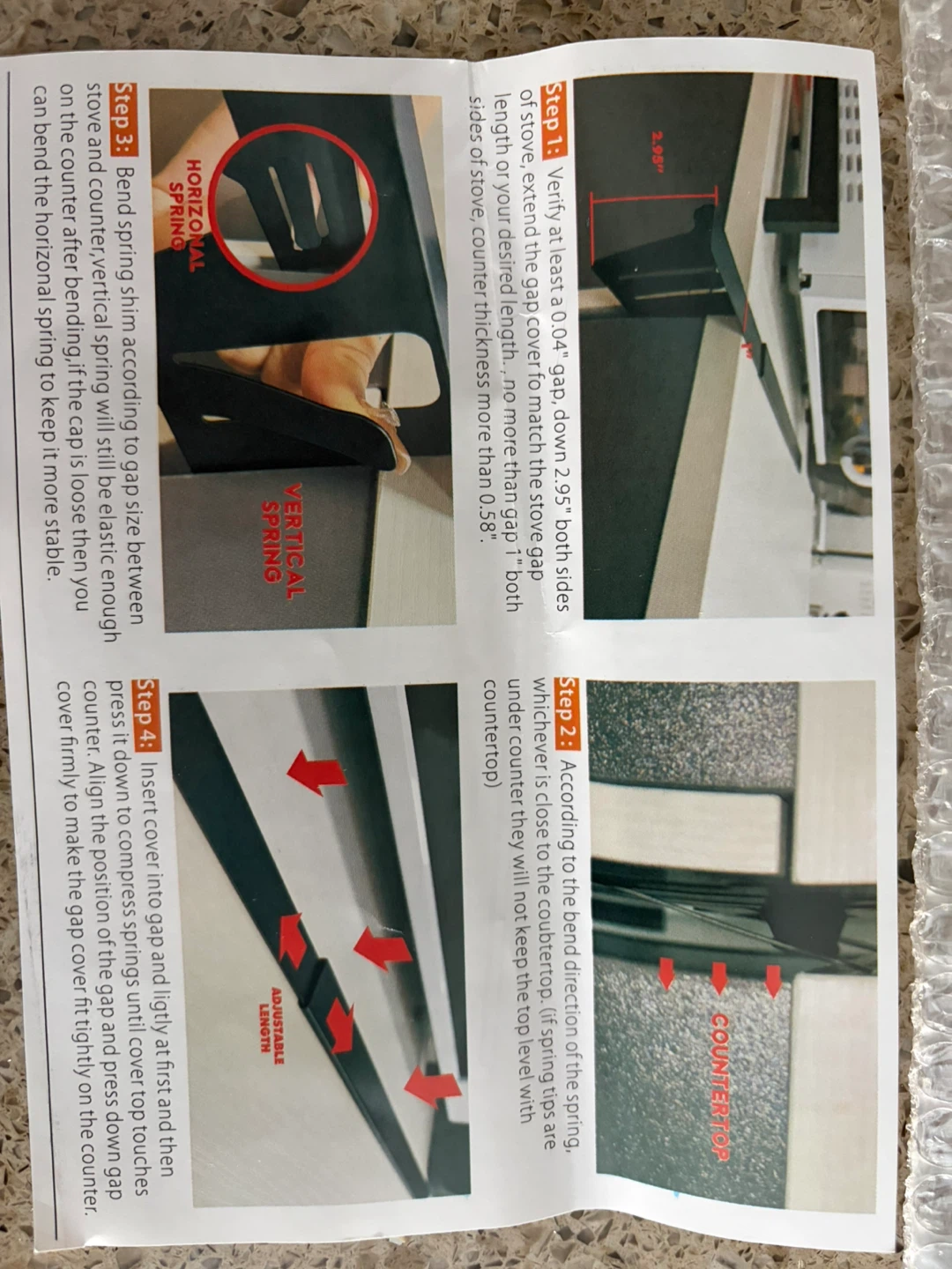 BSTTEK Stove Gap Covers - Stainless Steel - photo 2