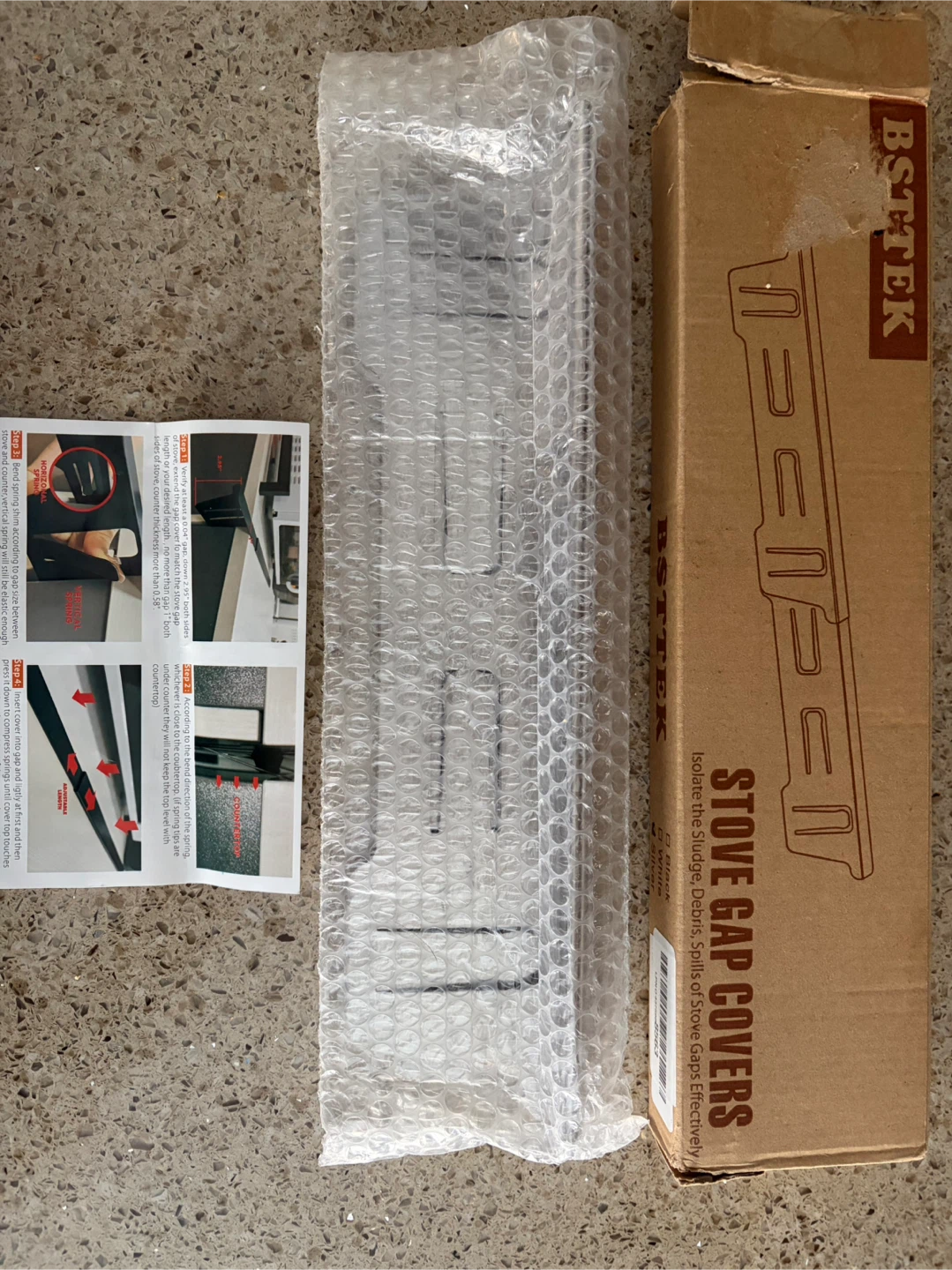 BSTTEK Stove Gap Covers - Stainless Steel