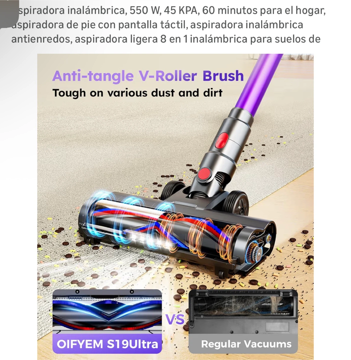 Cordless Vacuum Cleaner with 60-Minute Runtime - photo 2