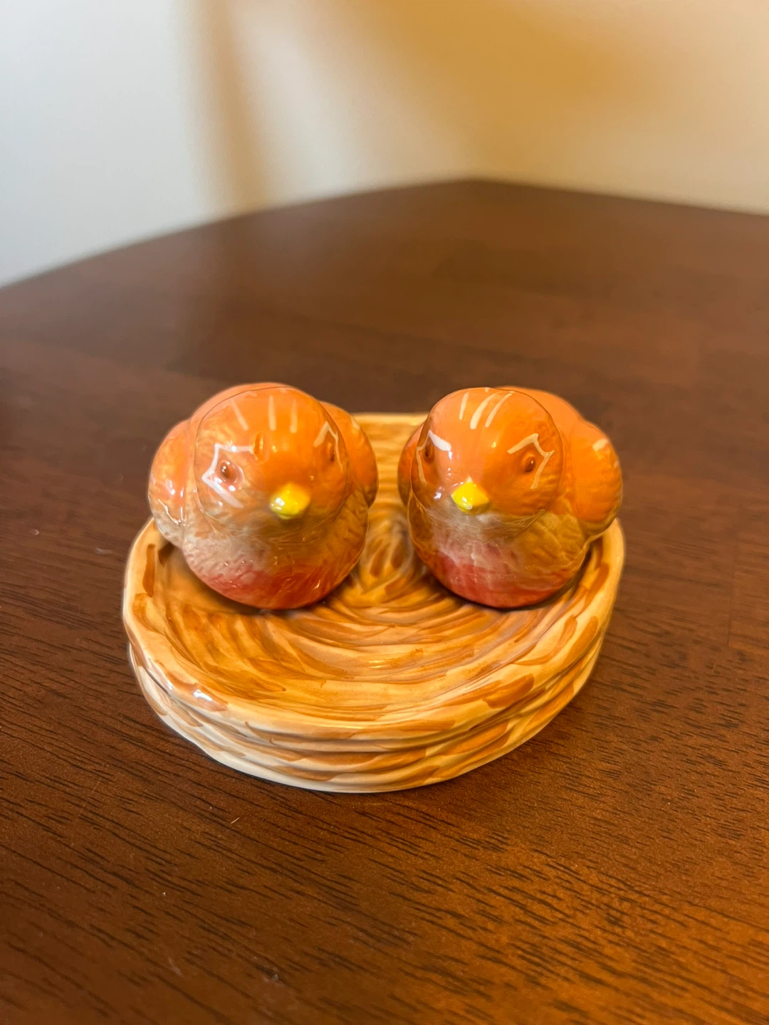 Ceramic Bird Nest Salt and Pepper Shakers 🌷 - photo 2