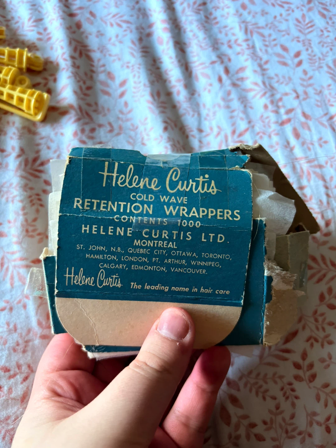 Helene Curtis Cold Wave Retention Wrappers Hair Curlers - photo 3