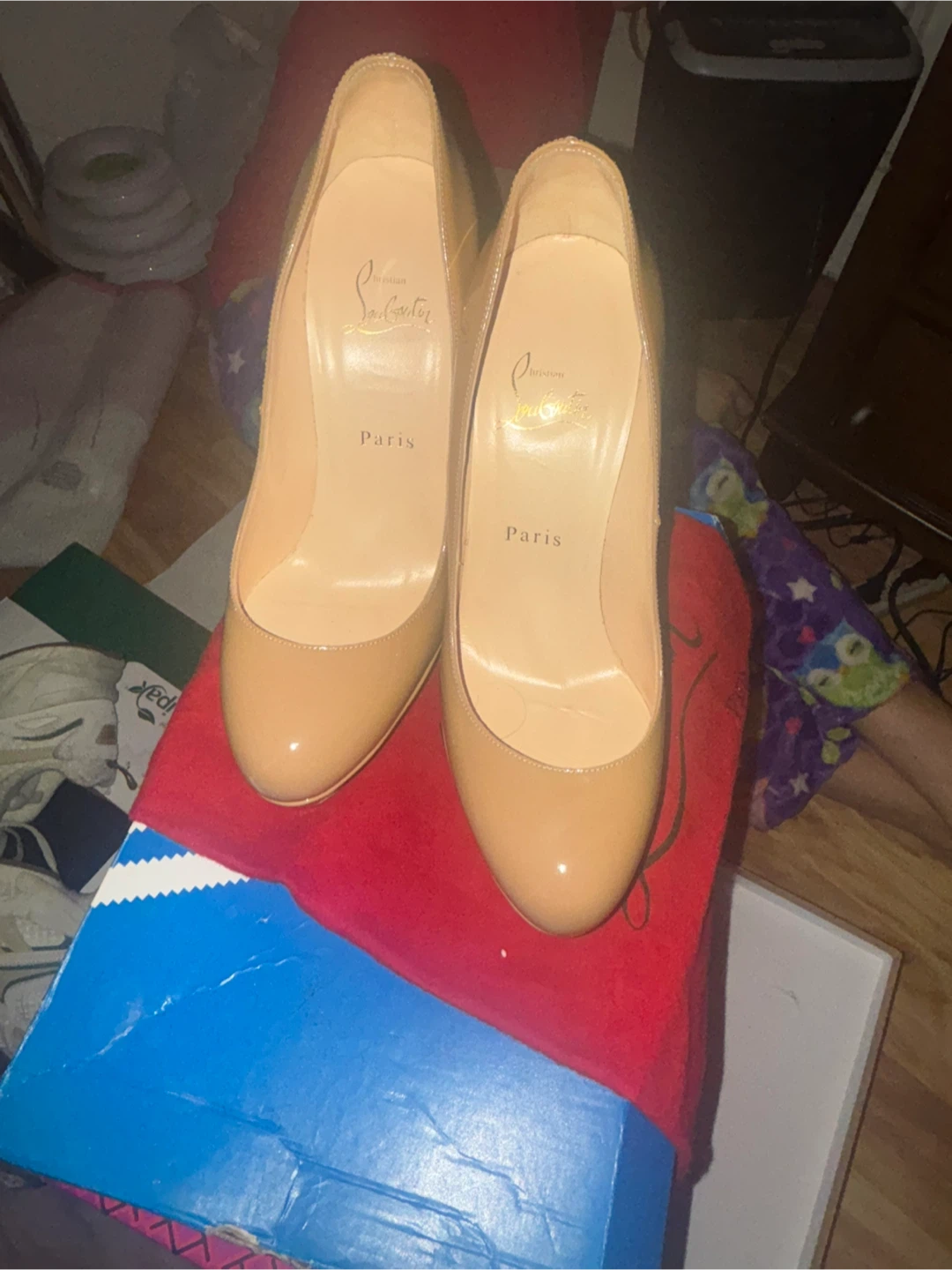 Christian Louboutin "So Kate" Pumps - Patent Nude Heel Size 38 - photo 2
