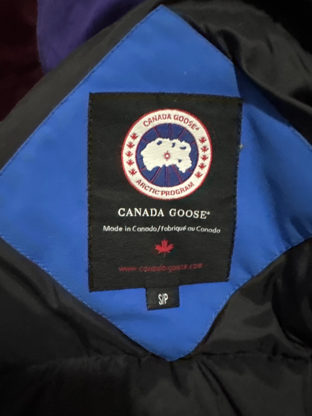 Canada Goose Arctic Program Bomber Jacket Blue S/P - photo 3