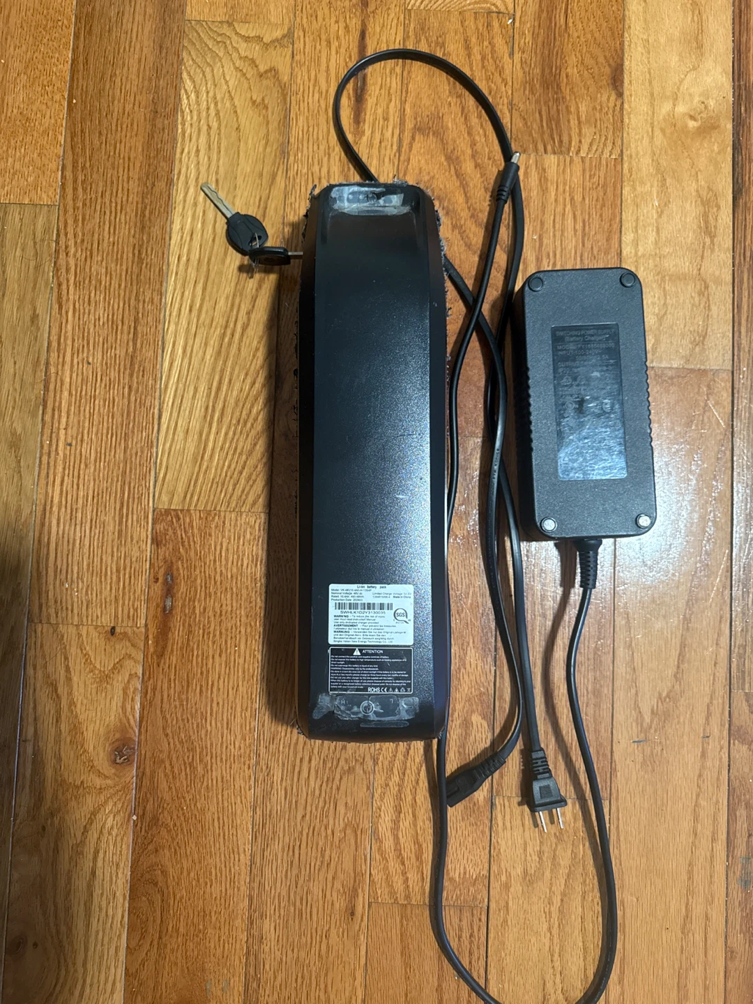 E-bike battery pack + a lock