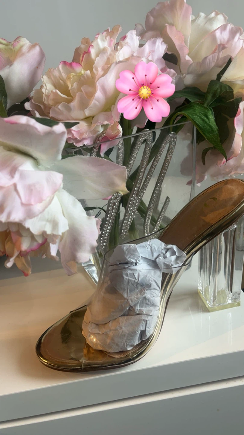 Fashion nova clear heels