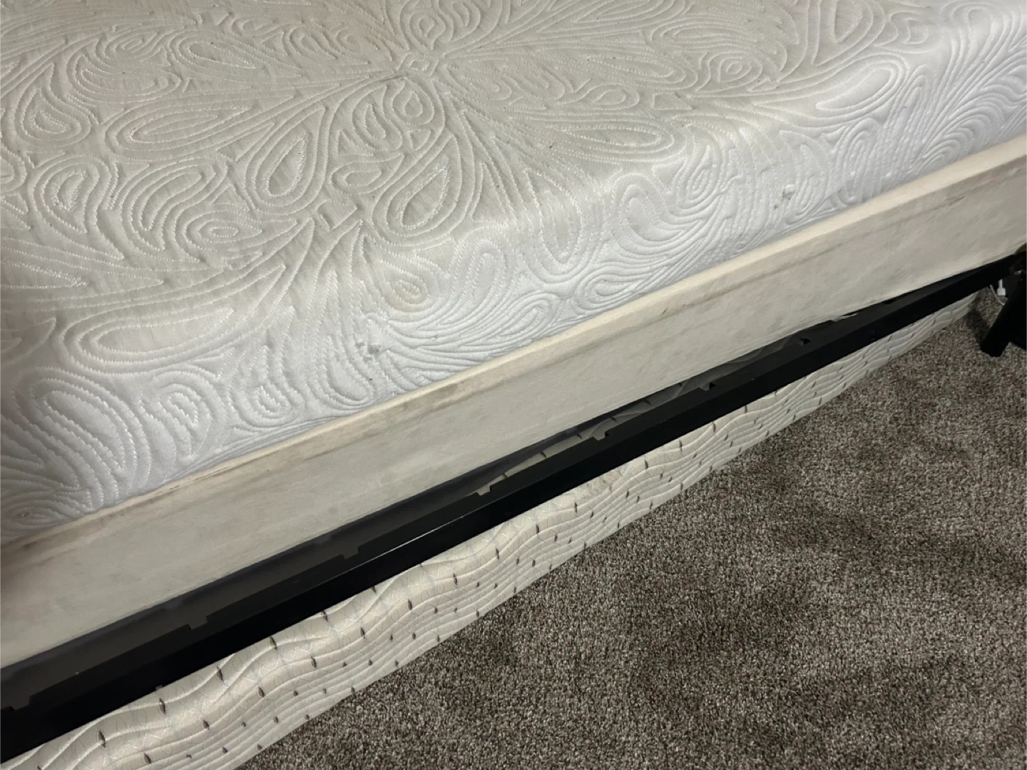 Metal Bunk Bed Frame with Mattresses - photo 2