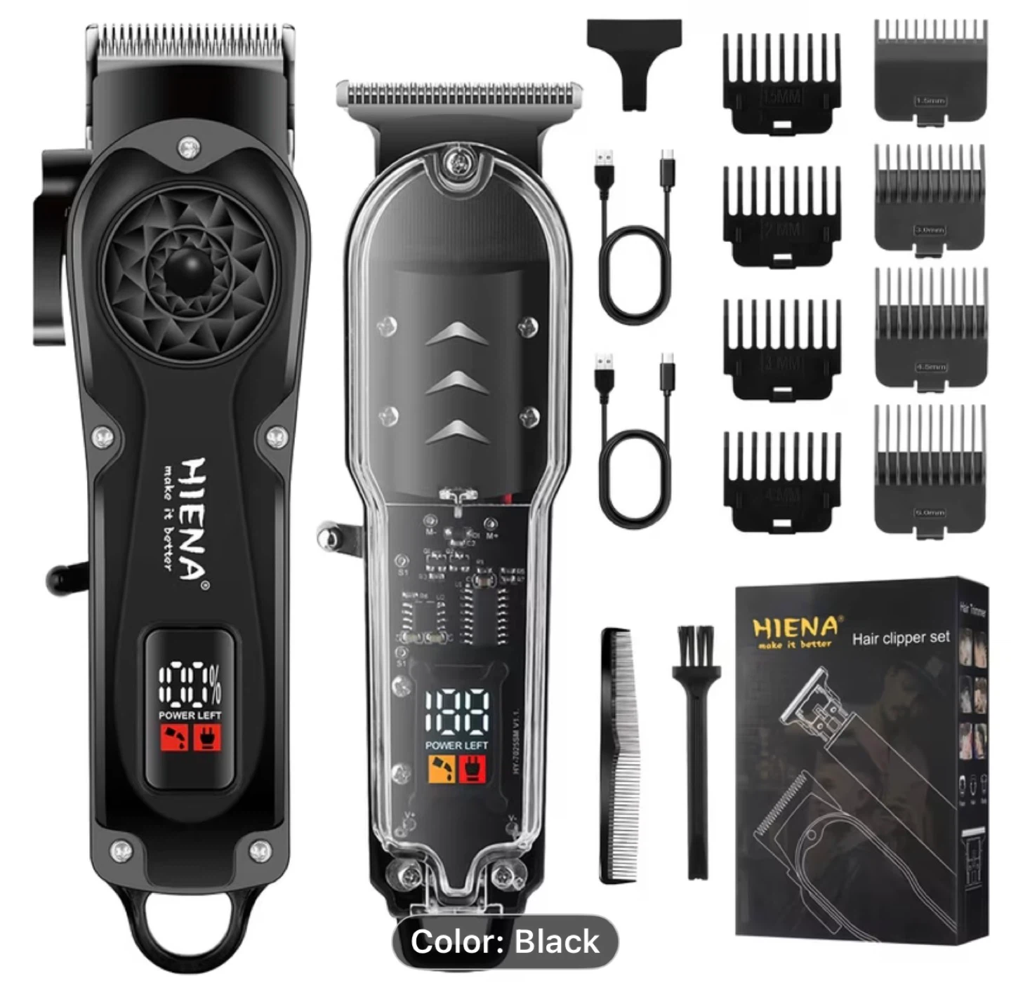 A 2pcs Hair Clipper Set, a Hair Clipper kit