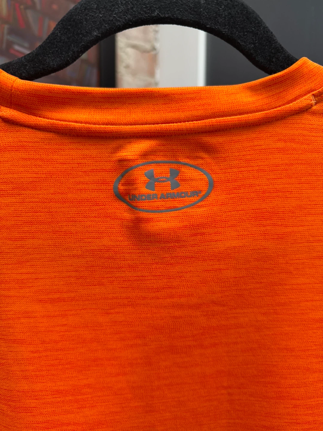 Under Armour Orange HeatGear Sleeveless Shirt - Size SM/CH - photo 4