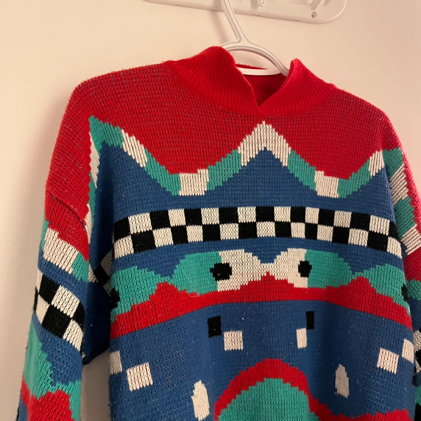 Korean 80s Vintage Waveform Sweater Size L - photo 4