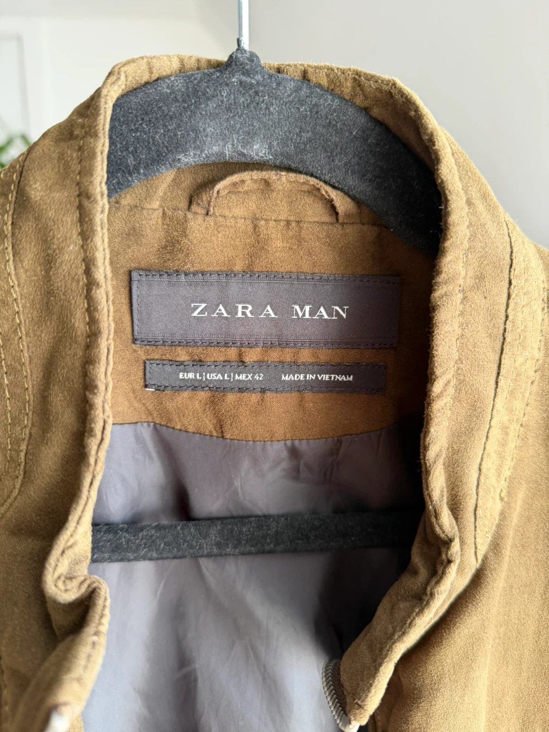 Zara Man Jacket - Brown, Size L - photo 3