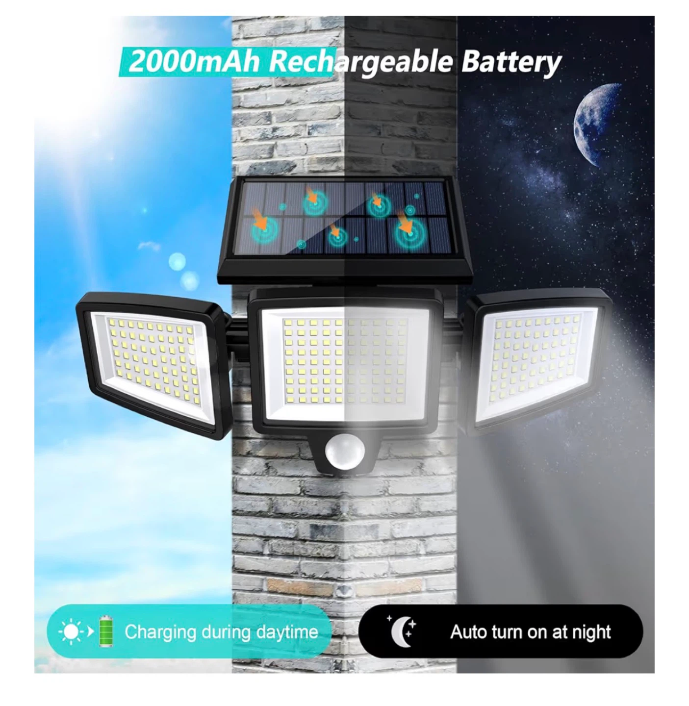 Super Bright Solar Motion Light with Remote Control - photo 2