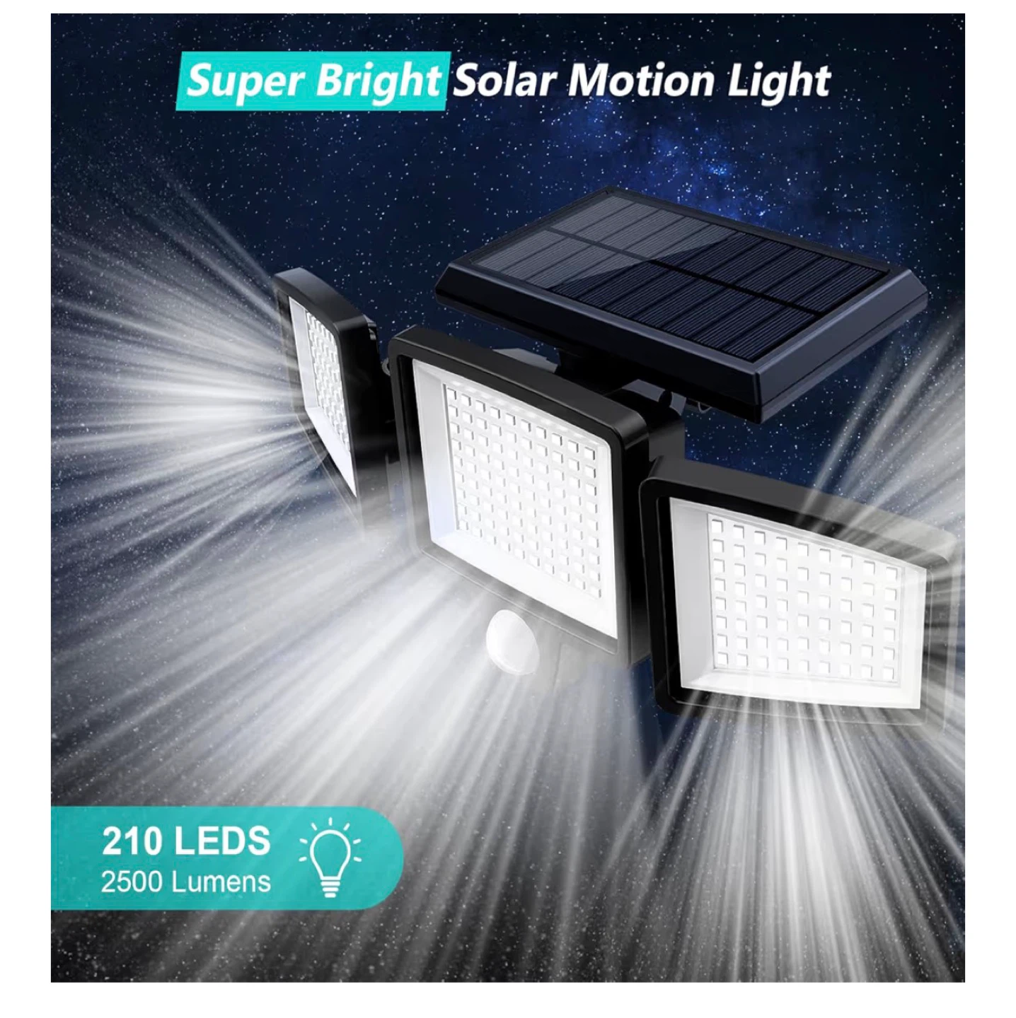 Super Bright Solar Motion Light with Remote Control - photo 4