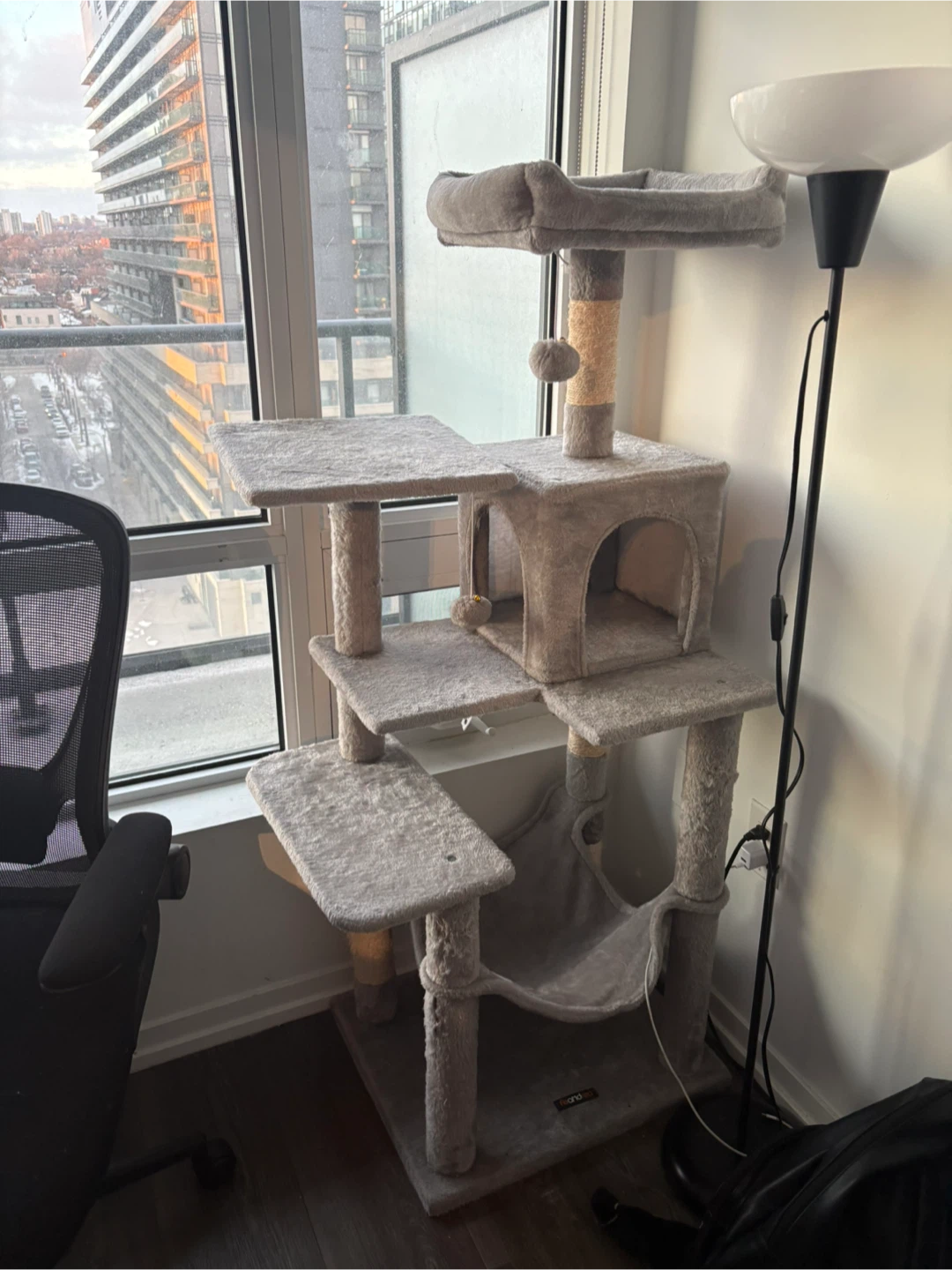 Multi-Level Cat Tree Condo with Hammock