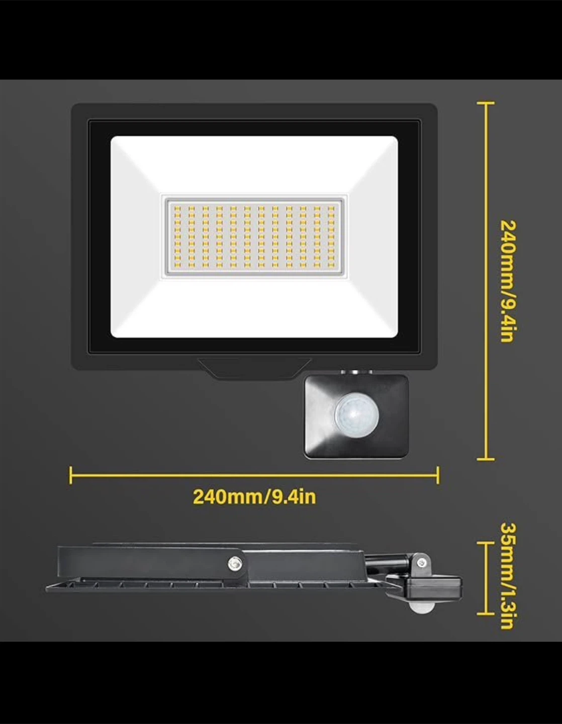 LED Flood Light with Motion Sensor - photo 2