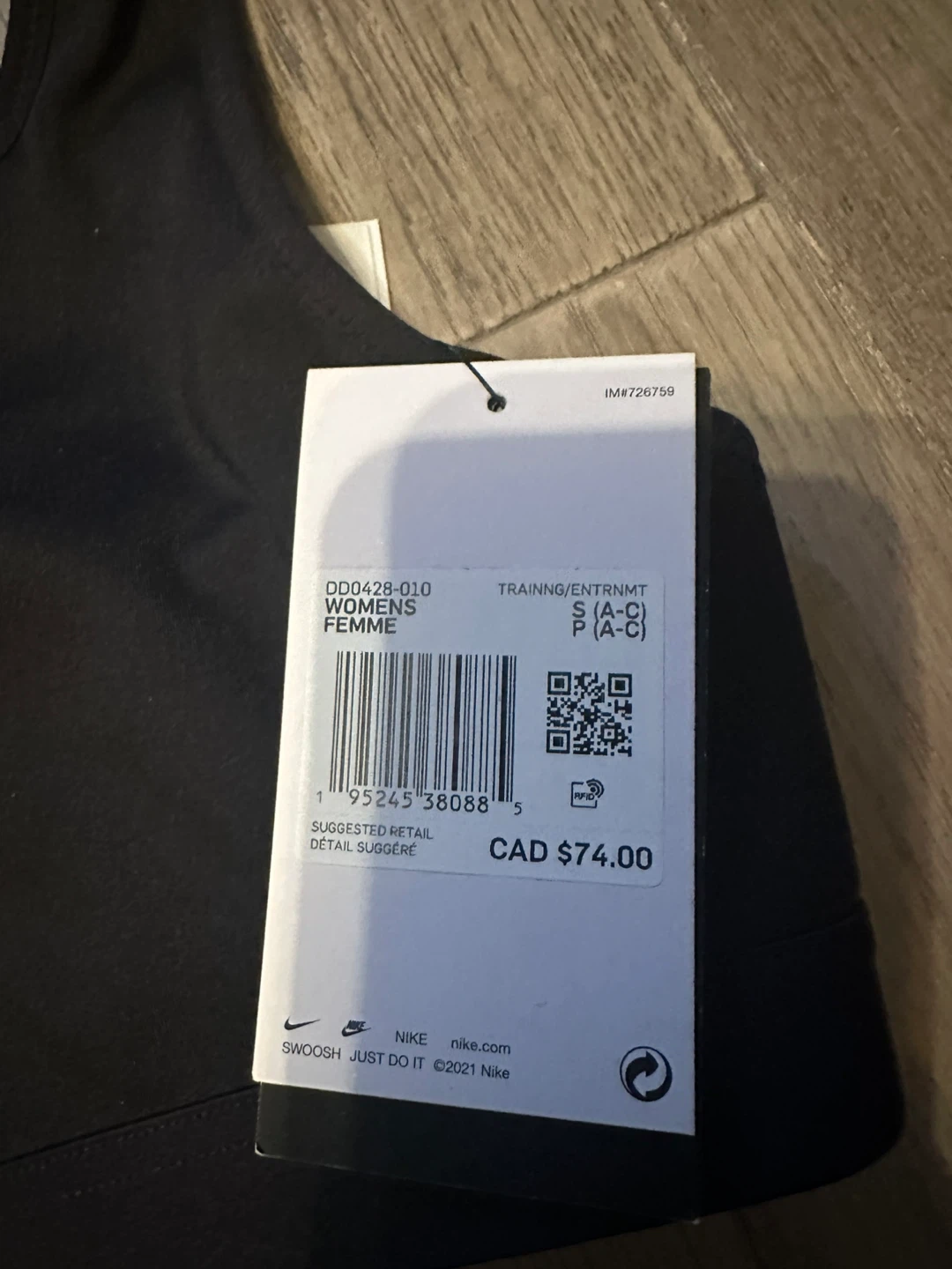 *NEW* Nike Women's Swoosh Sports Bra Training/Entrnment S (A-C) - photo 3