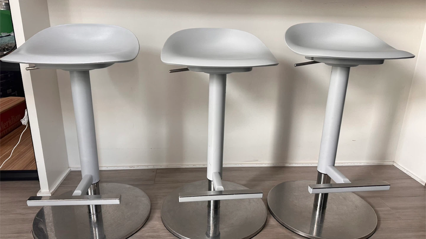 3 x Grey Stools for 60$