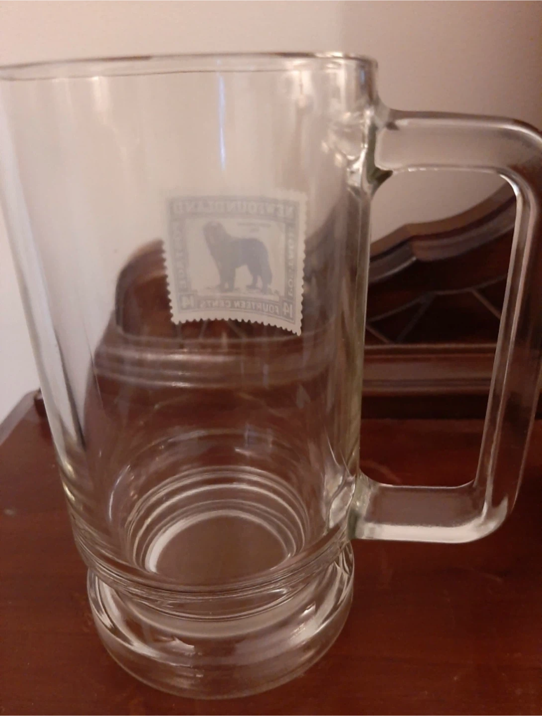 Vintage Newfoundland Dog beer mug - photo 3
