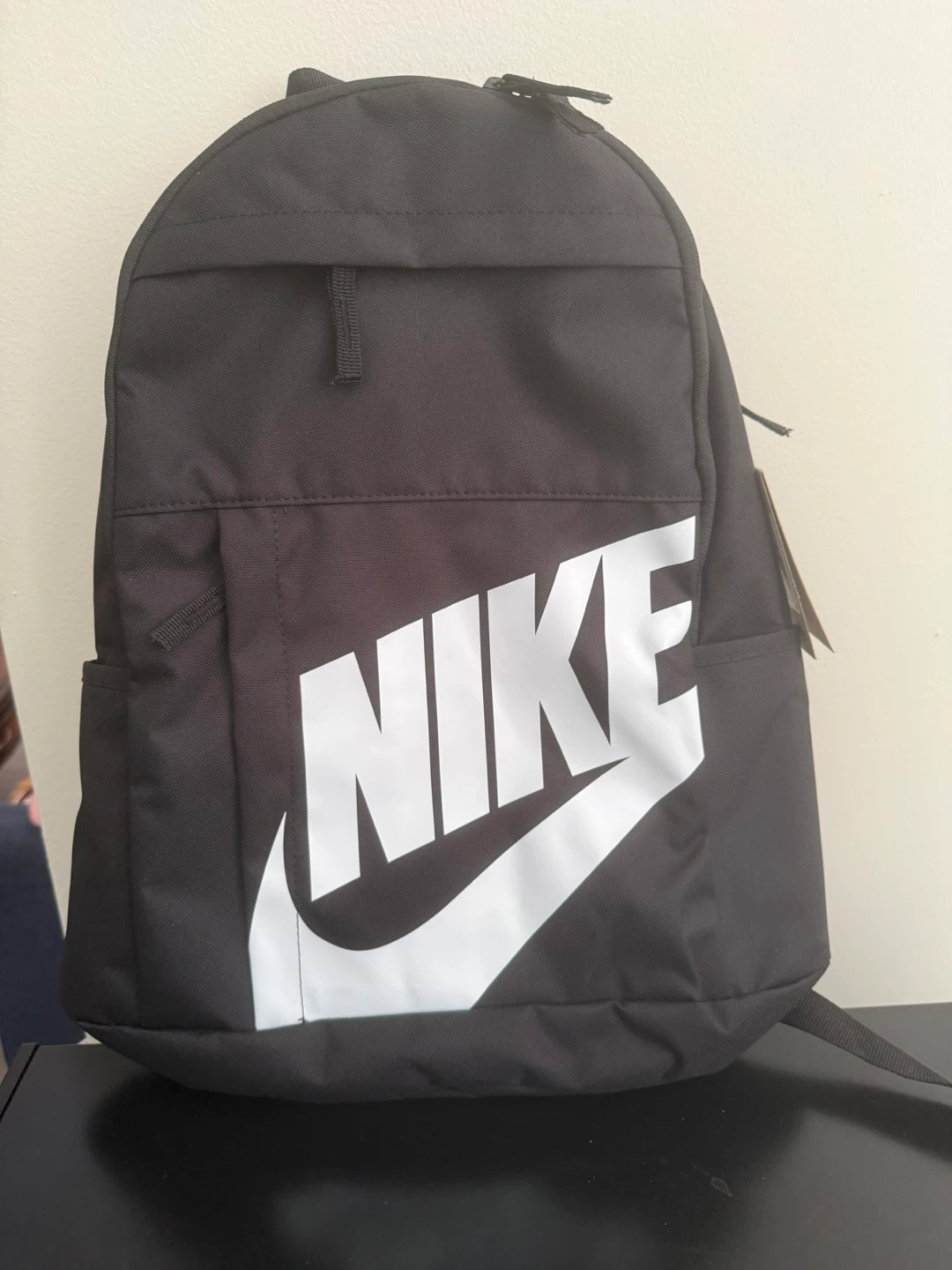Nike Backpack - Black with White Logo