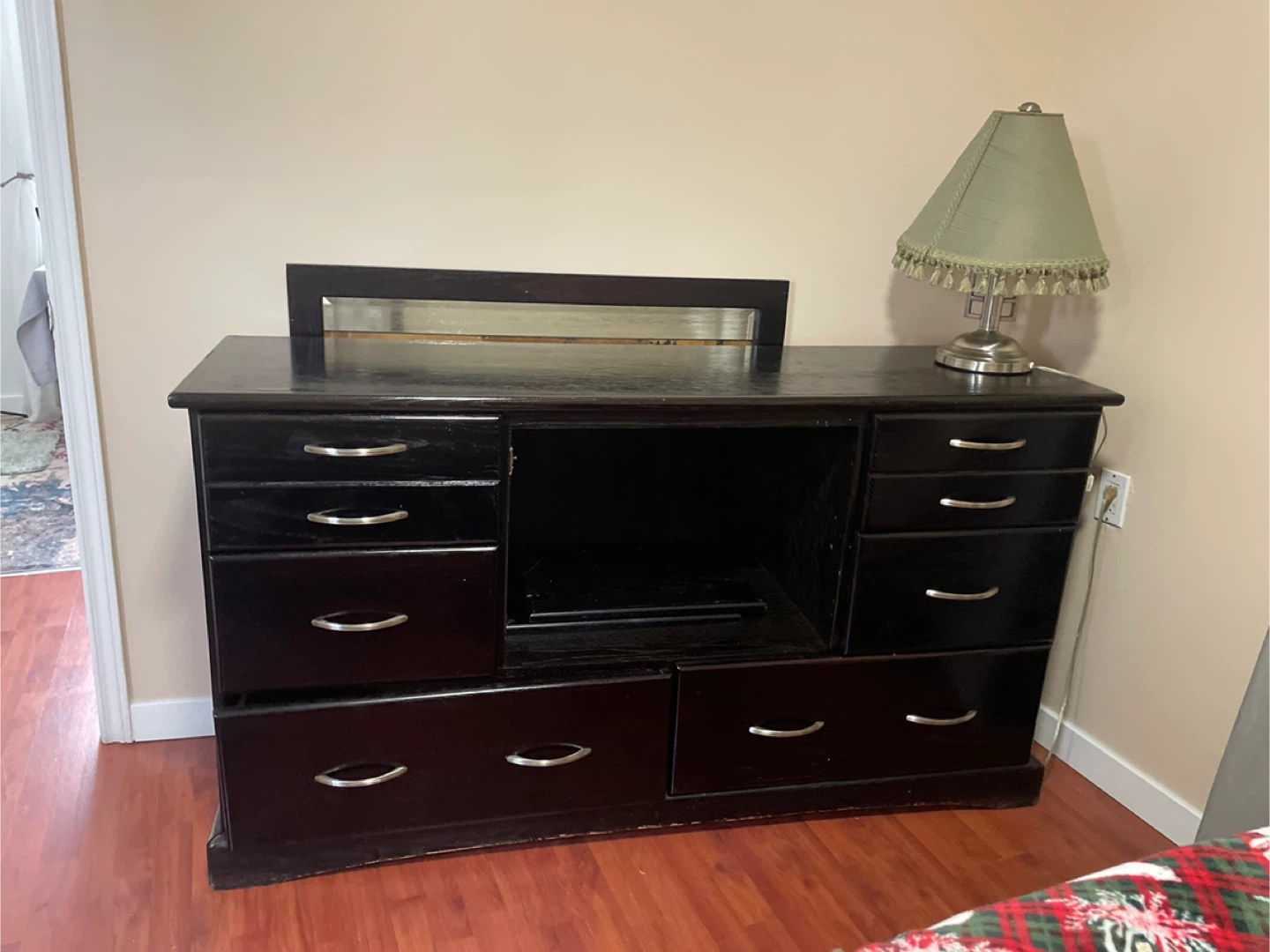 Dresser with mirror