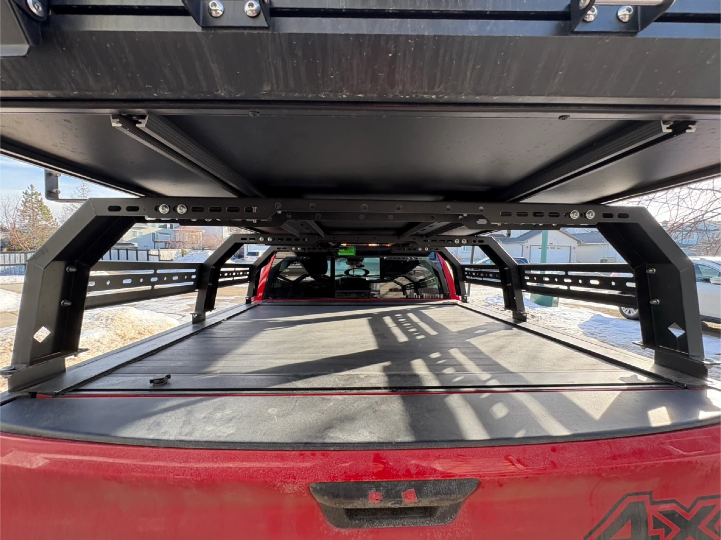 Black Truck Bed Rack System with Tent Mount - photo 5