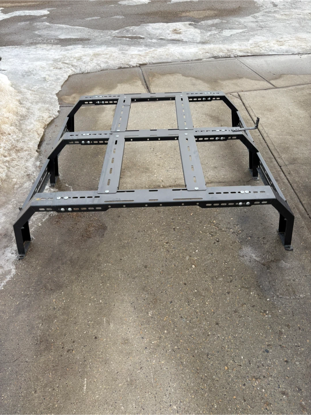 Black Truck Bed Rack System with Tent Mount - photo 2