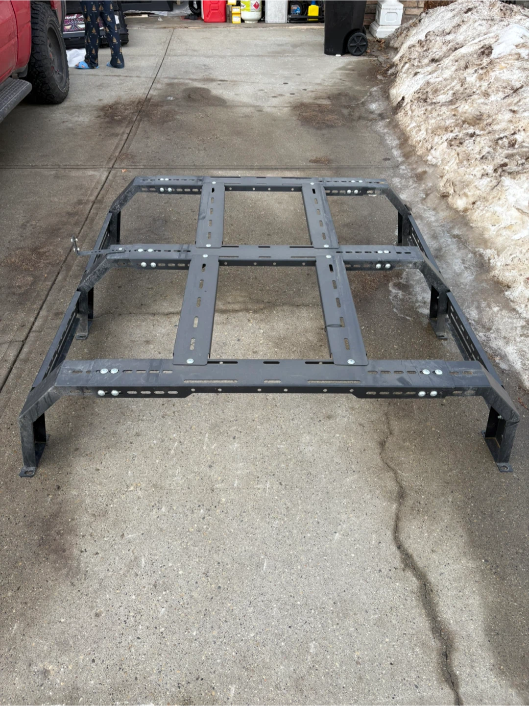 Black Truck Bed Rack System with Tent Mount - photo 3