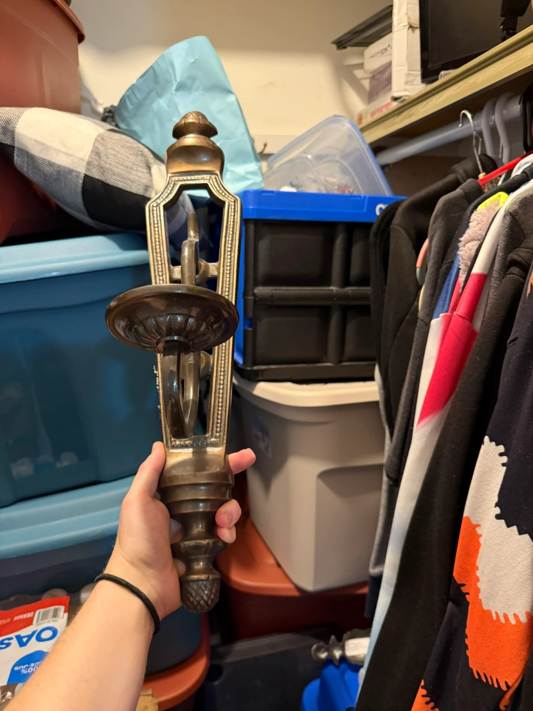 Vintage Metal Candle Holder Sconce - photo 5