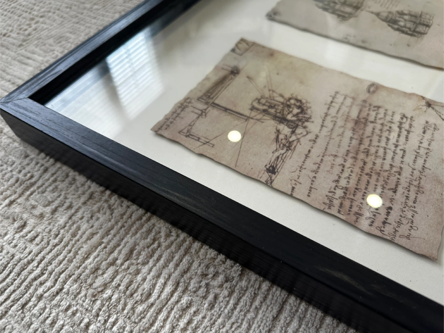Vintage IKEA Olunda Leonardo da Vinci Illustrations Print - photo 4