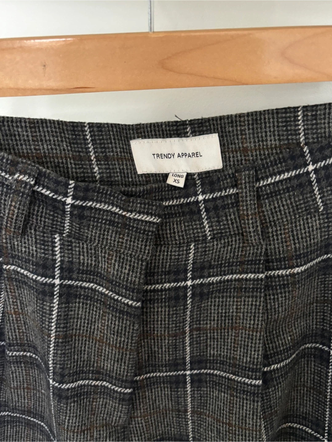 Plaid Trouser Wide Leg Pants - - photo 3