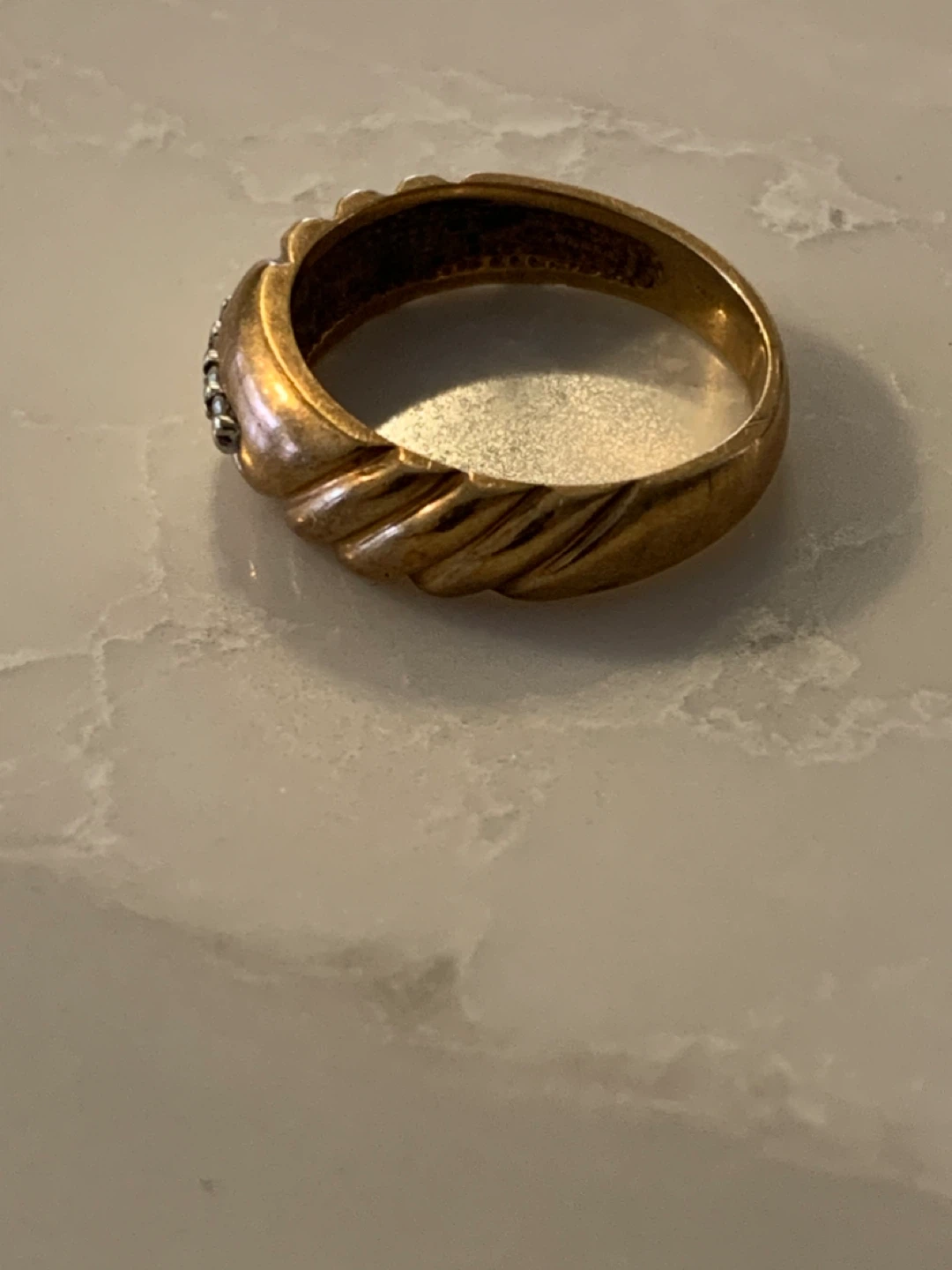 10k Gold ring with stones - photo 3
