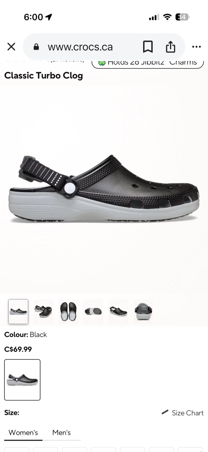 Crocs Classic Turbo Clog - Black - photo 2