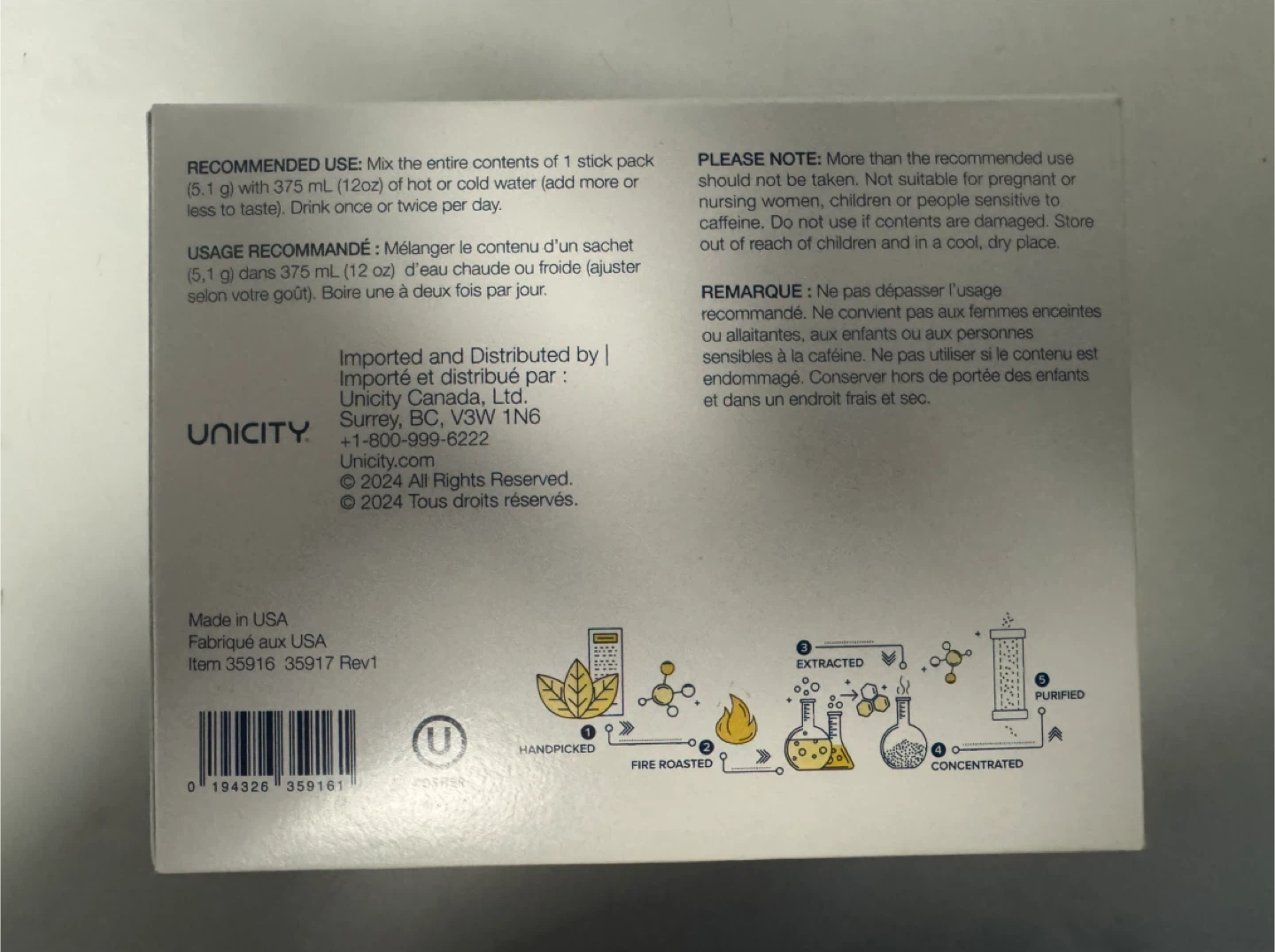 Unicity Unimate Natural Lemon Mate drink 43 sachets - photo 3