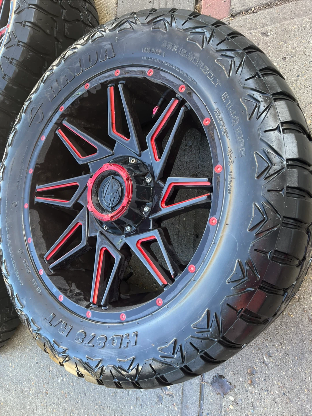 XF OFFROAD XF-218 Series Wheels - Gloss Black Red Milling - photo 2