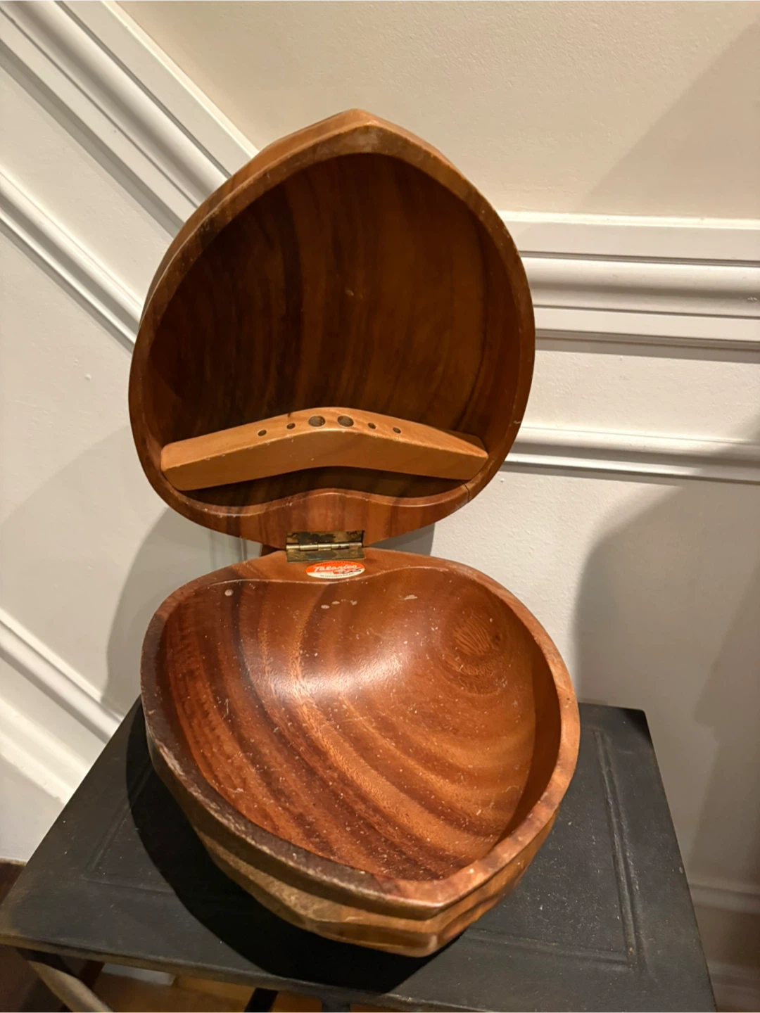 Handcrafted Talarico Woodenware Nut Box - photo 2