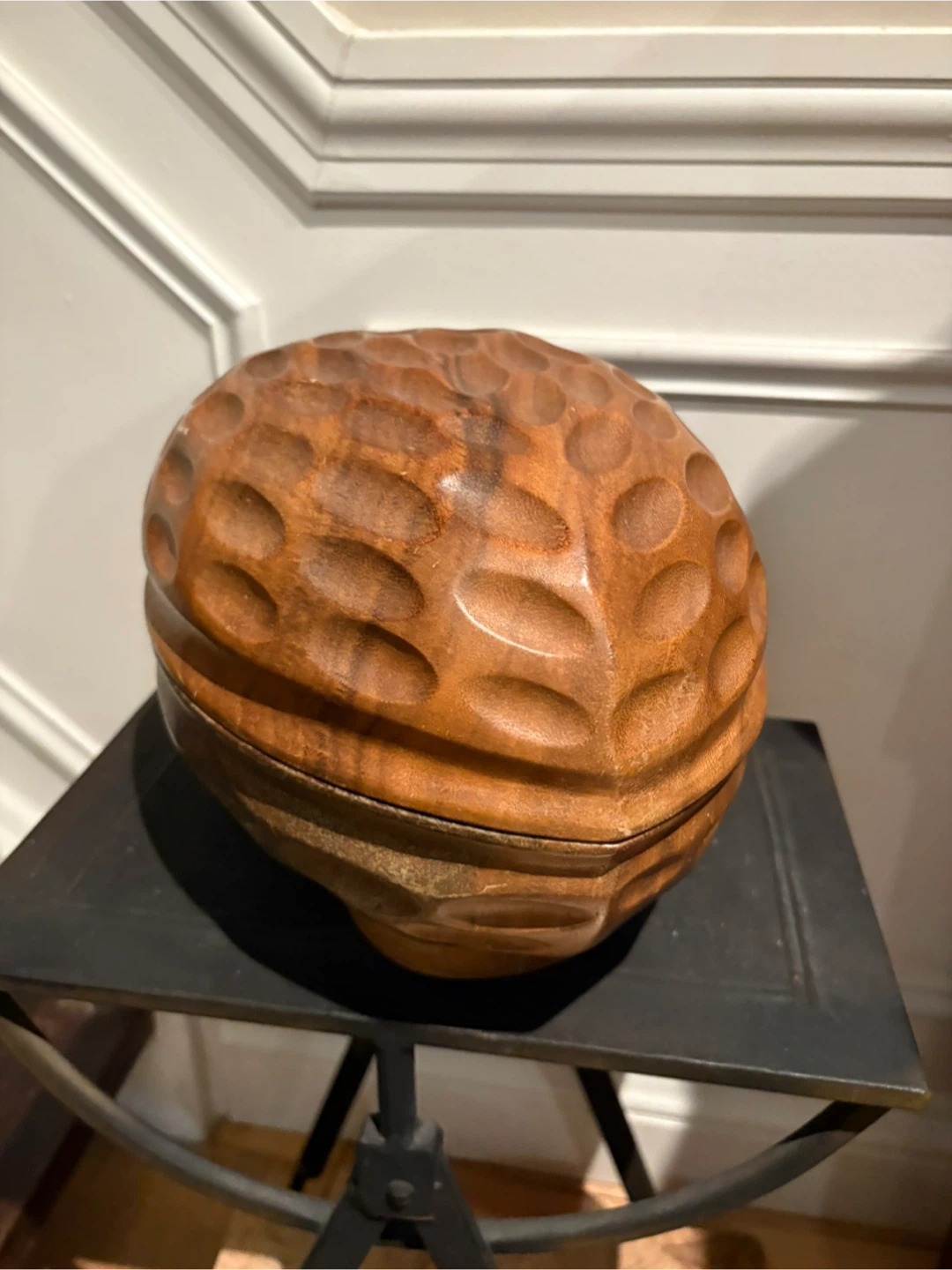 Handcrafted Talarico Woodenware Nut Box - photo 3