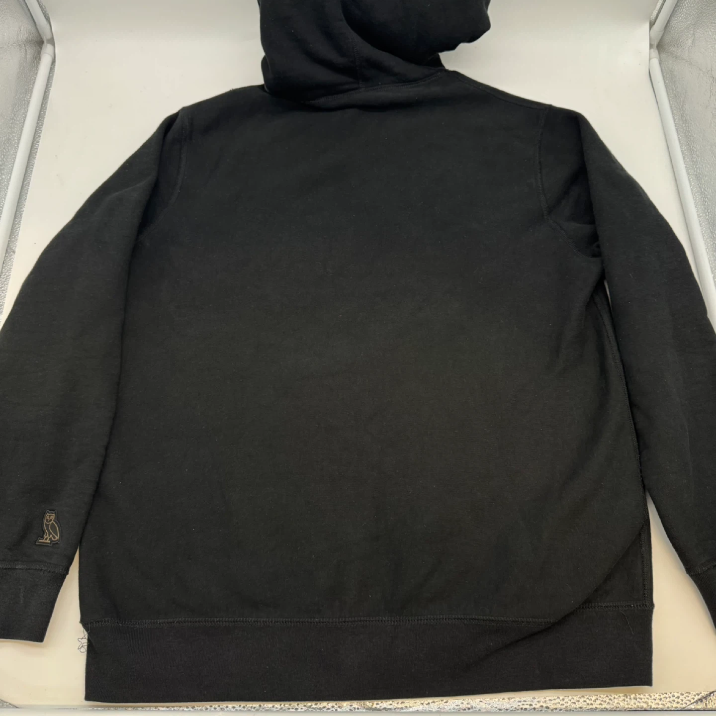 OVO Men’s Hoodie L Black Flag Logo Made in Canada 100% Cotton - photo 5