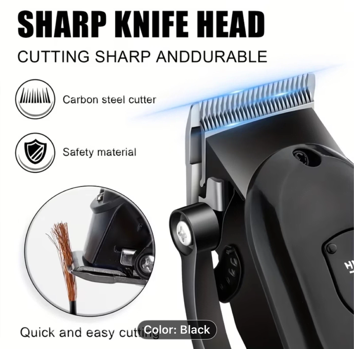 Haiina Electric Hair Clipper for Men, Beard Trimmer - photo 5
