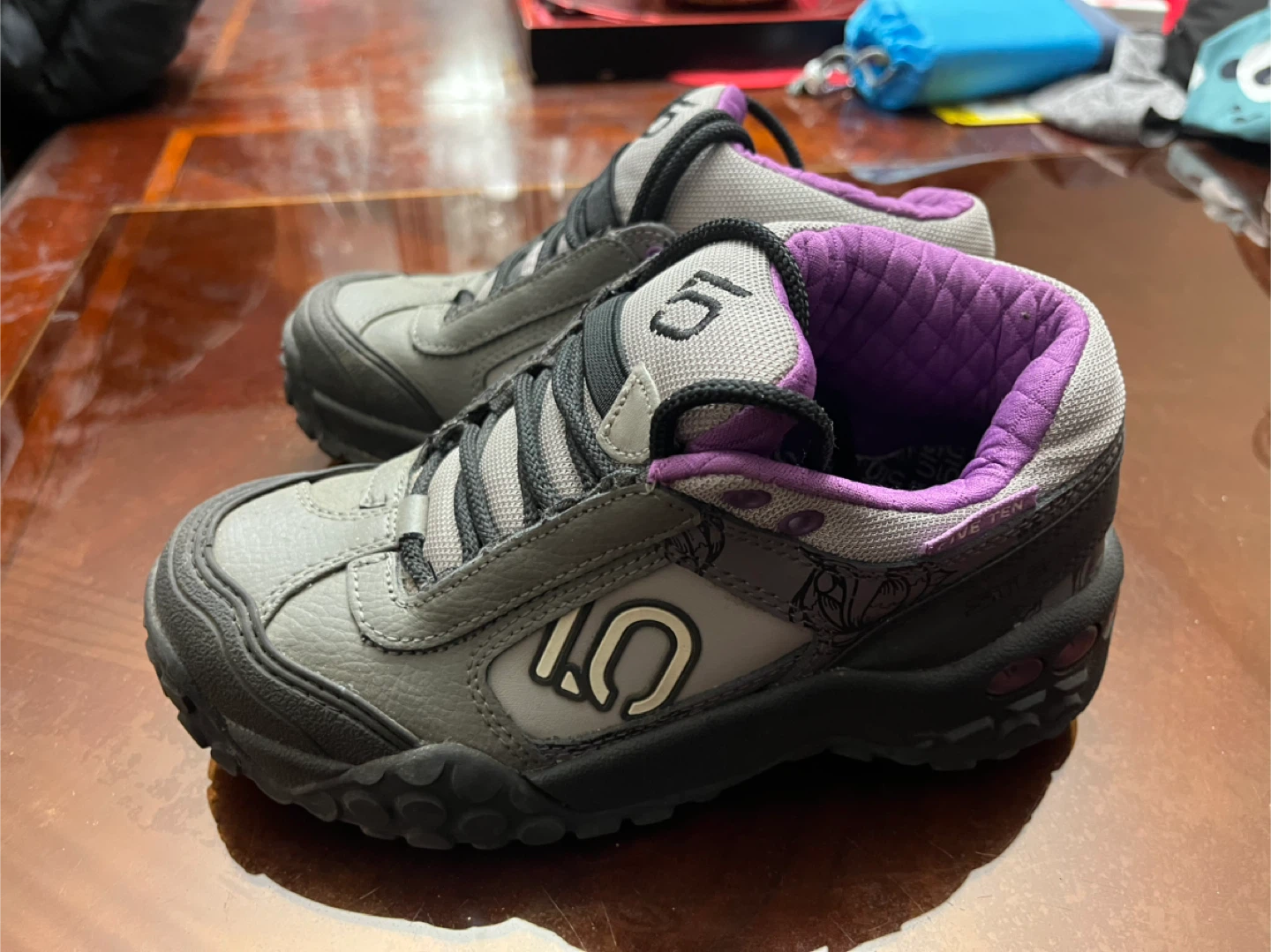 Five Ten Women's Purple & Grey Hiking Shoes Size 5