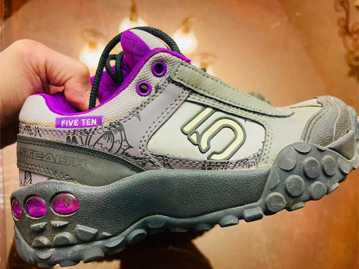 Five Ten Women's Purple & Grey Hiking Shoes Size 5 - photo 5