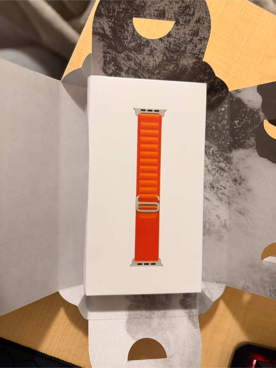 Apple Watch Ultra Ocean Band - Orange - photo 3