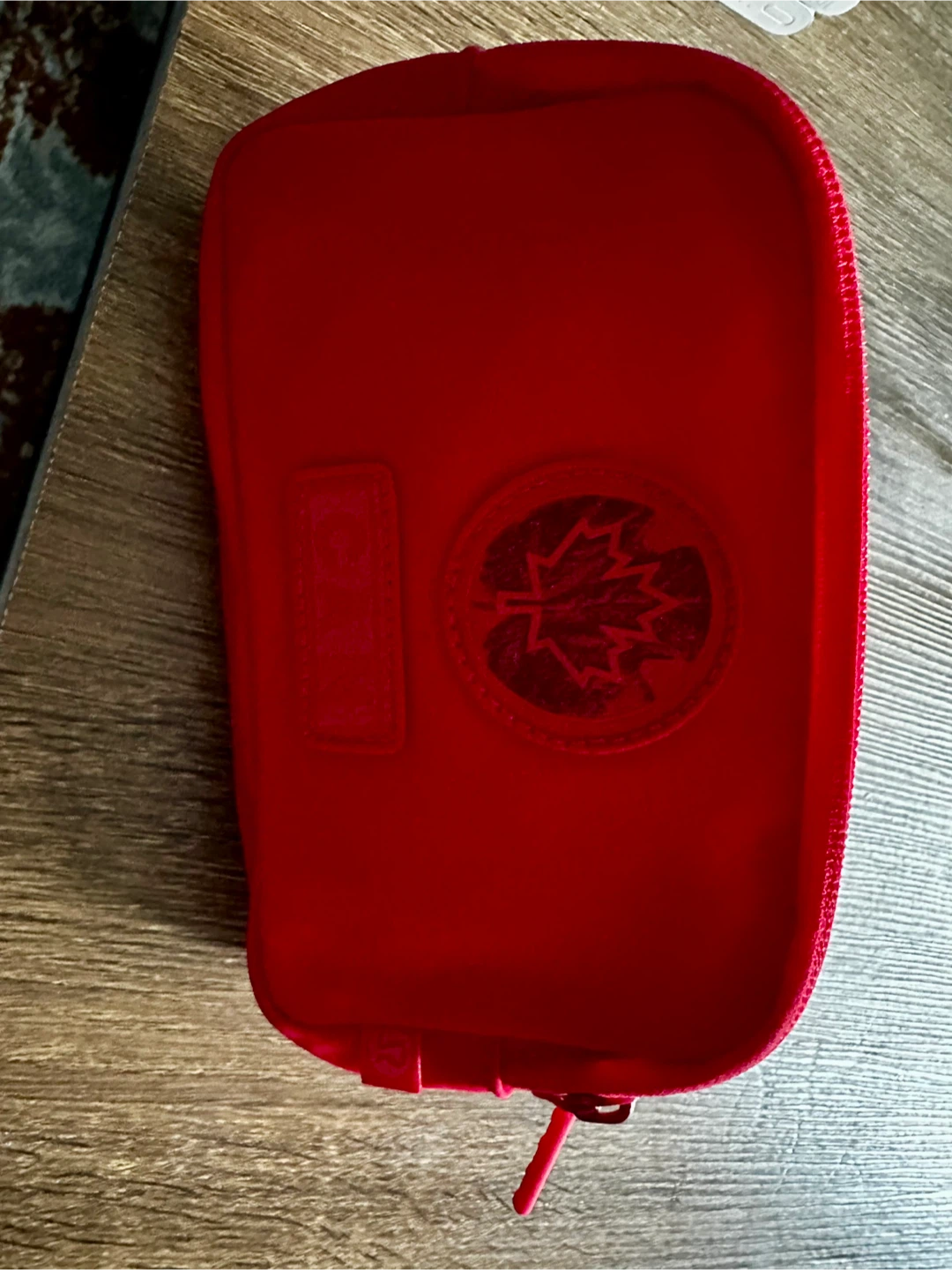 Red Fanny Pack with Canadian Maple Leaf - photo 4