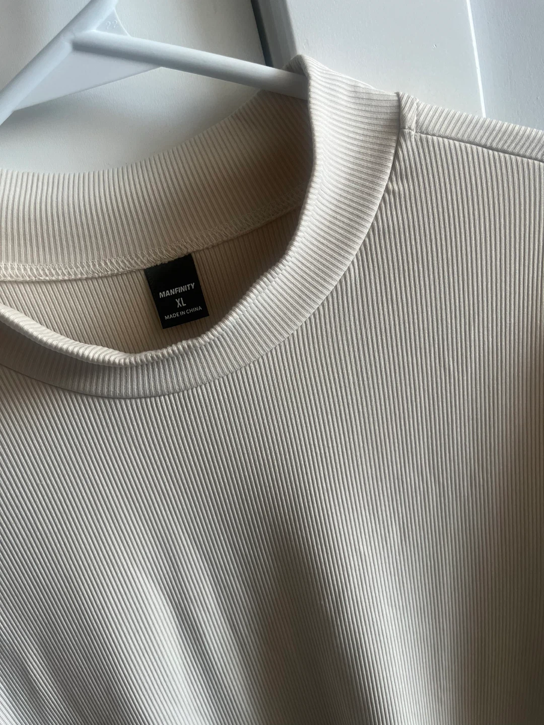 Manfinity Ribbed Mock Neck T-Shirt XL - photo 2