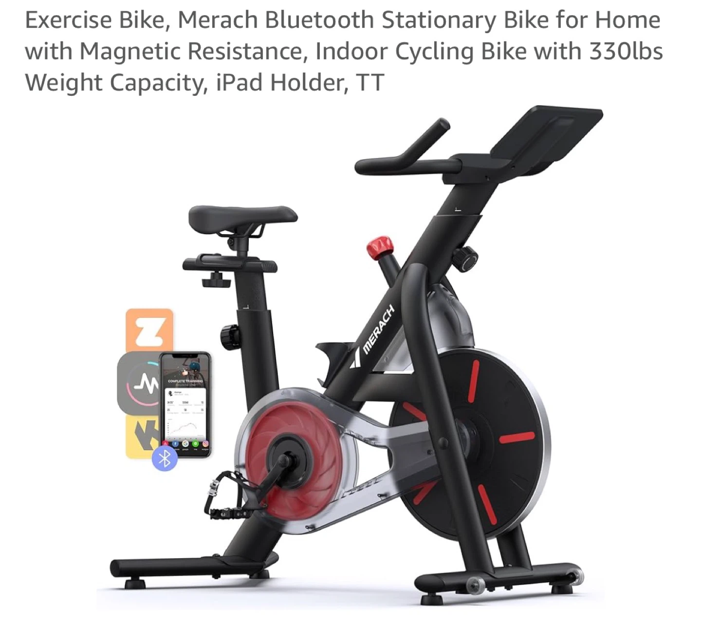 [SALE]Merach Bluetooth Stationary Exercise Bike
