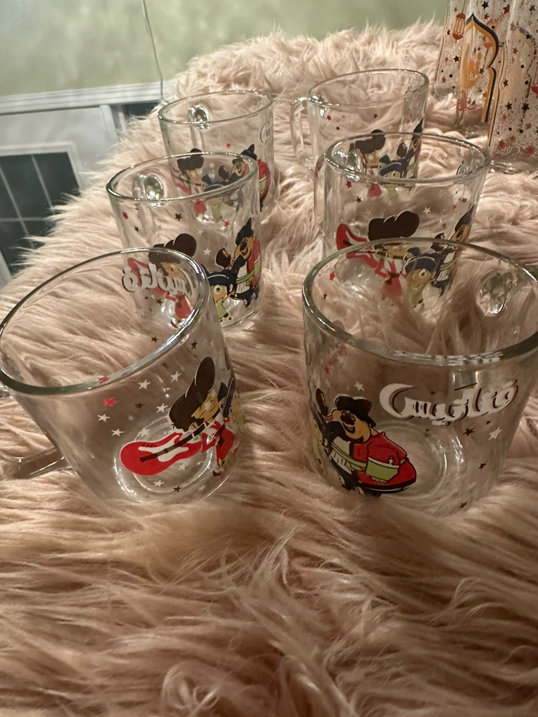 Set of 6 Cartoon Glass Mugs - photo 2